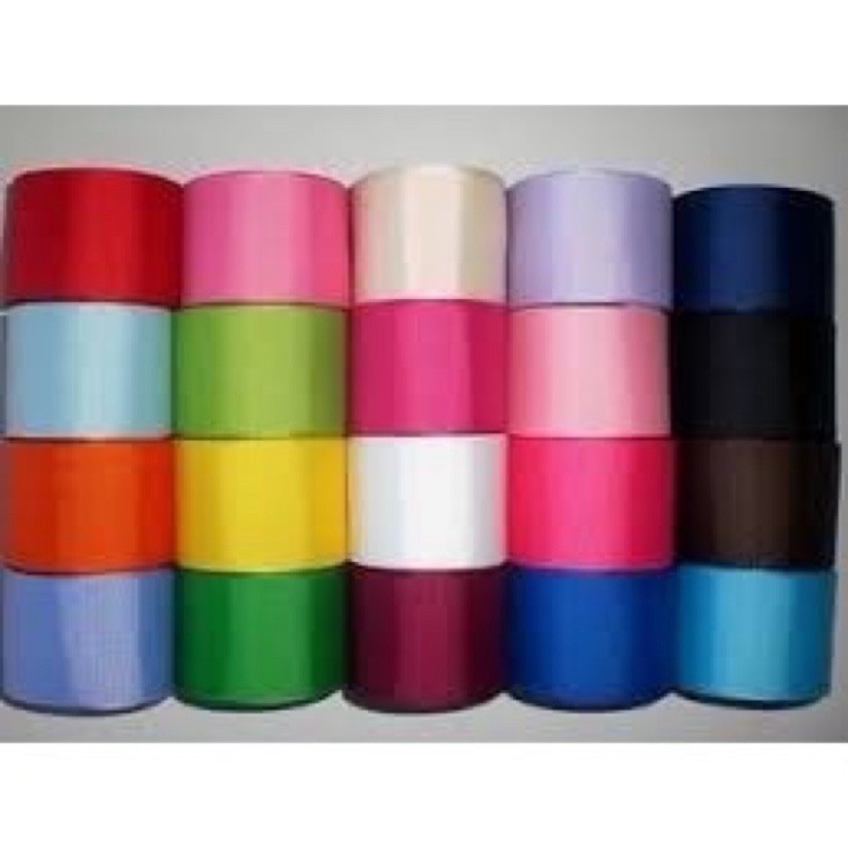 1m ruy băng lụa bản 4cm , phụ kiện hoa, gói quà, làm nơ trang trí, nơ buộc tóc