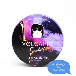 Sáp vuốt tóc nam - sáp vuốt tóc nam không khô tóc volcanic clay, sáp vuốt tóc nam cao cấp không rít tóc