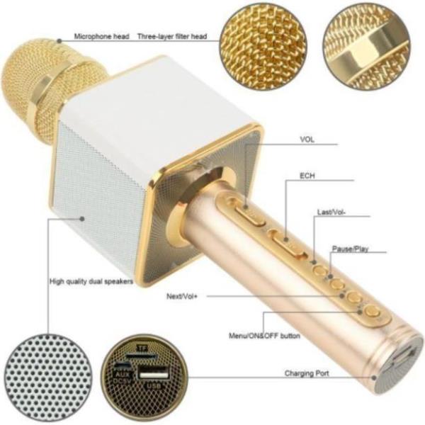 Micro Karaoke Bluetooth SD08 Cầm Tay - Giá Cực Rẻ - Hát Karaoke Cực Đã + 12 Tháng BH topphukien22