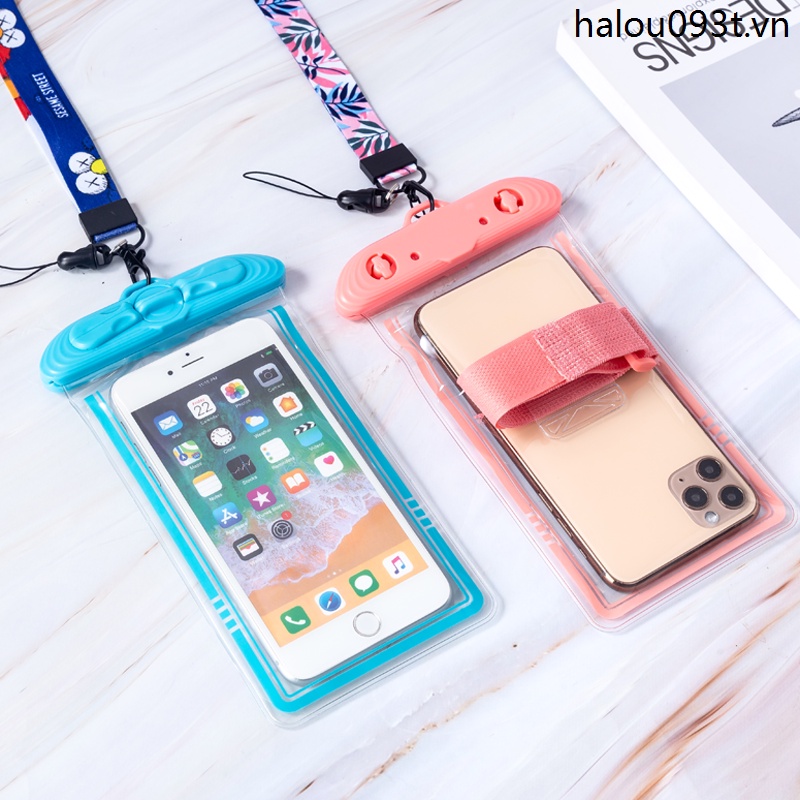Túi Đựng Điện Thoại Di Động Trong Suốt Chống Nước Chống Bụi Chống Va Chạm Màn Hình Cảm Ứng Thông Dụng Cho OPPO Apple
