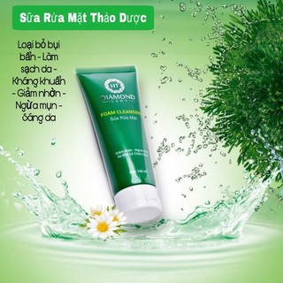 Sửa rửa mặt ngừa mụn Diamond Lady