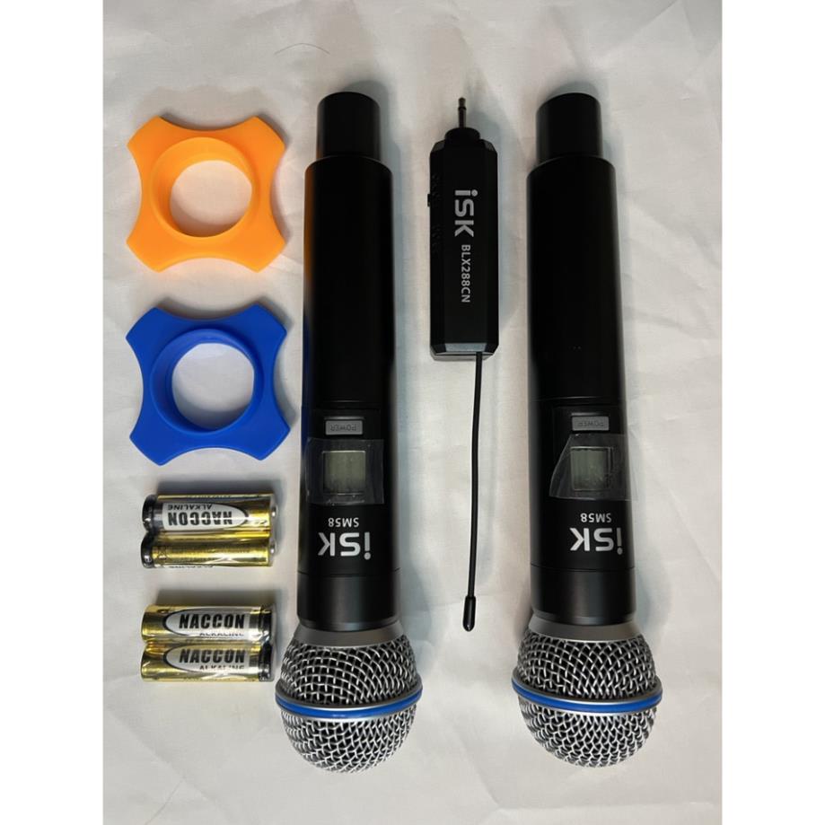 Micro Không dây ISK SM58 Cao Cấp 2 mic giá thi đấu topphukien22