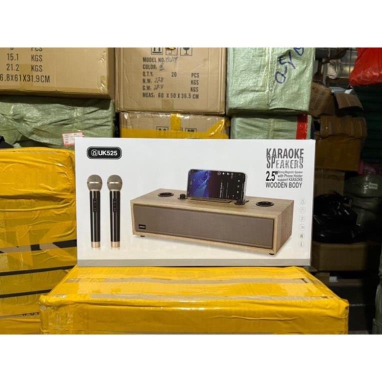 Loa Bluetooth XM-U525 Kèm 2 Micro Karaoke bass siêu hay Âm Thanh Siêu Đỉnh bảo hành đổi mới 1 đổi 1 topphukien22