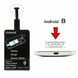 Bộ sạc không dây QI Micro USB Type-C Android chuyên dụng