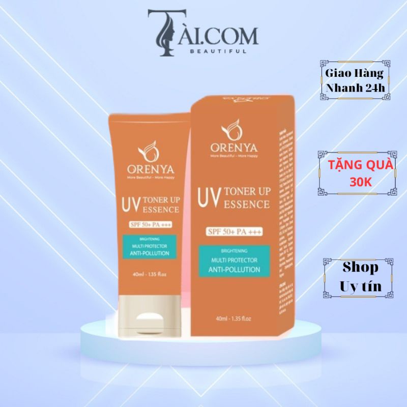 Kem chống nắng nâng Tông  ORENYA giúp chống nắng che mờ các khuyến điển thấm nhanh không bết rít không ngột da