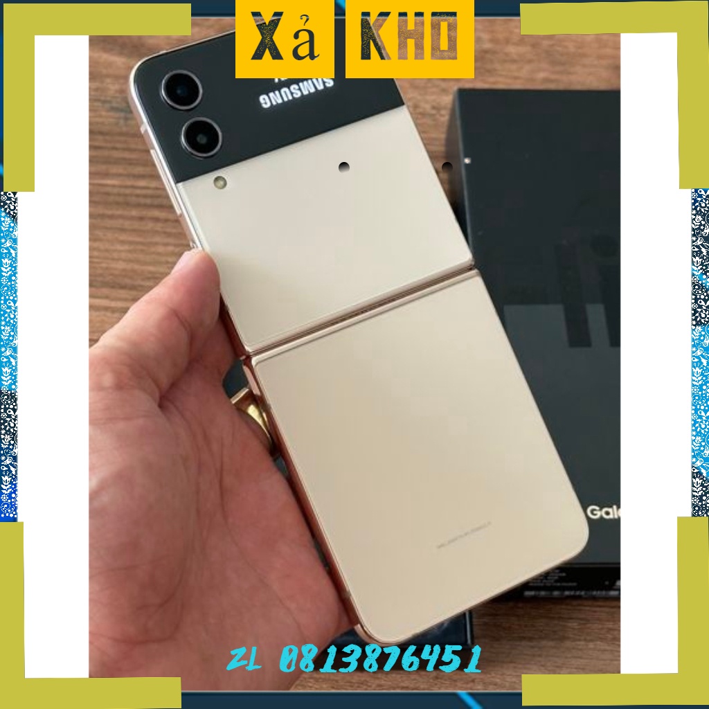 Điện thoại Samsung Galaxy Z Flip 4 bản 8gb/256gb fullbox 100% chính hãng bảo hành 12 tháng nguyen hop