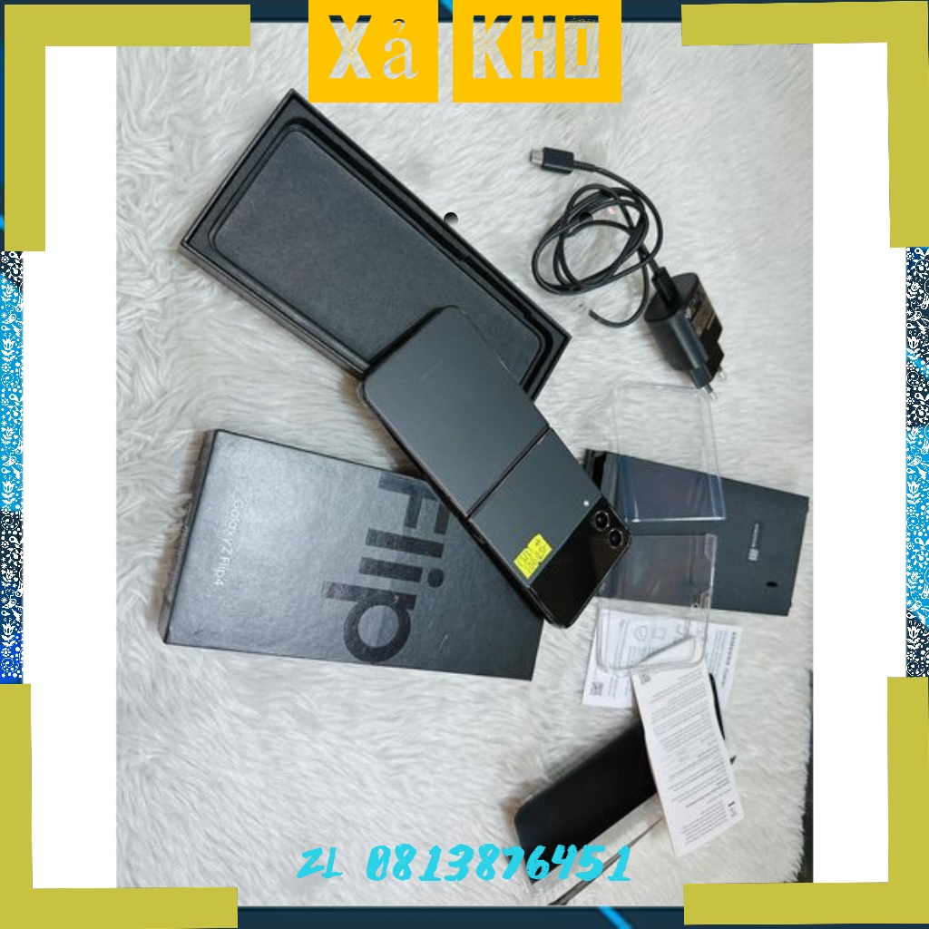 Điện thoại Samsung Galaxy Z Flip 4 bản 8gb/256gb fullbox 100% chính hãng bảo hành 12 tháng nguyen hop