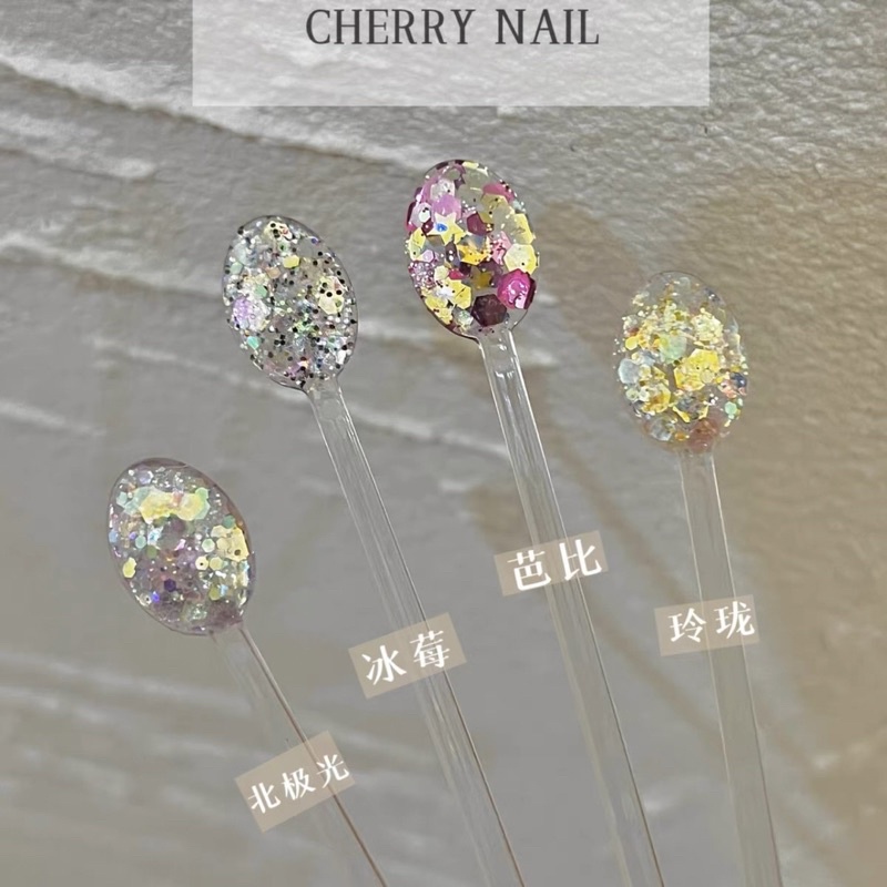 Set nhũ Cherry Line ẩn móng 6 hũ
