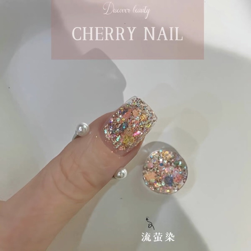 Set nhũ Cherry Line ẩn móng 6 hũ