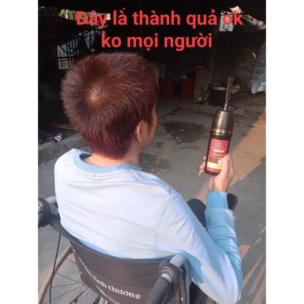 Dầu gội phủ bạc đen&nâu chiết xuất từ thảo dược không hoá chất không hôi không rát không hại da đầu thơm lên màu nhanh