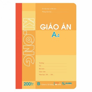 Vở a4 200 trang kẻ ngang klong