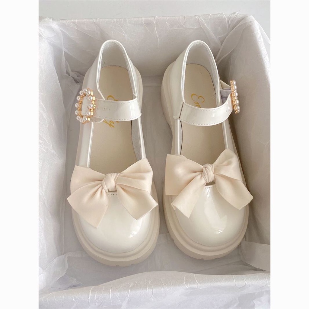 Giày Da Đế Dày Thoải Mái Thời Trang Mùa Hè Cho Nữ