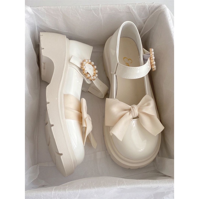 Giày Da Đế Dày Thoải Mái Thời Trang Mùa Hè Cho Nữ