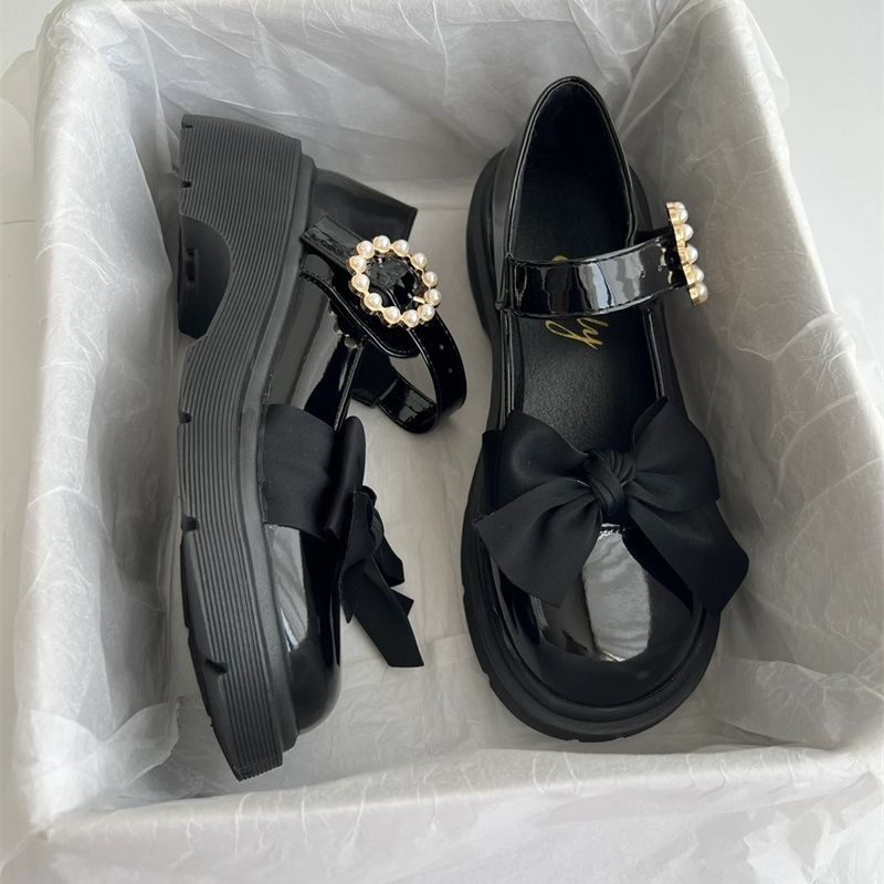 Giày Da Đế Dày Thoải Mái Thời Trang Mùa Hè Cho Nữ