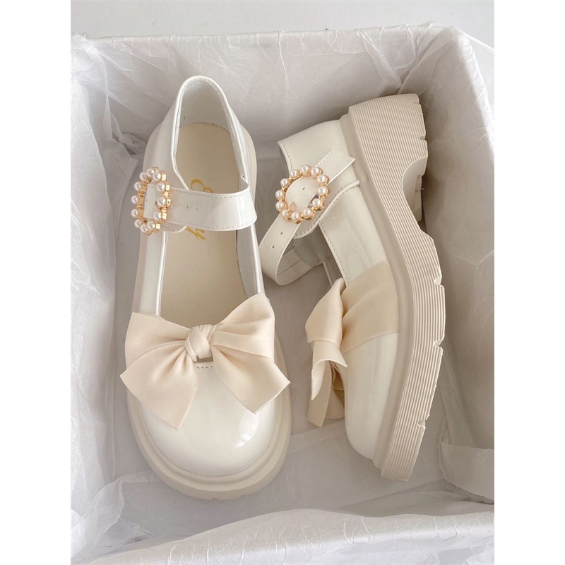 Giày Da Đế Dày Thoải Mái Thời Trang Mùa Hè Cho Nữ