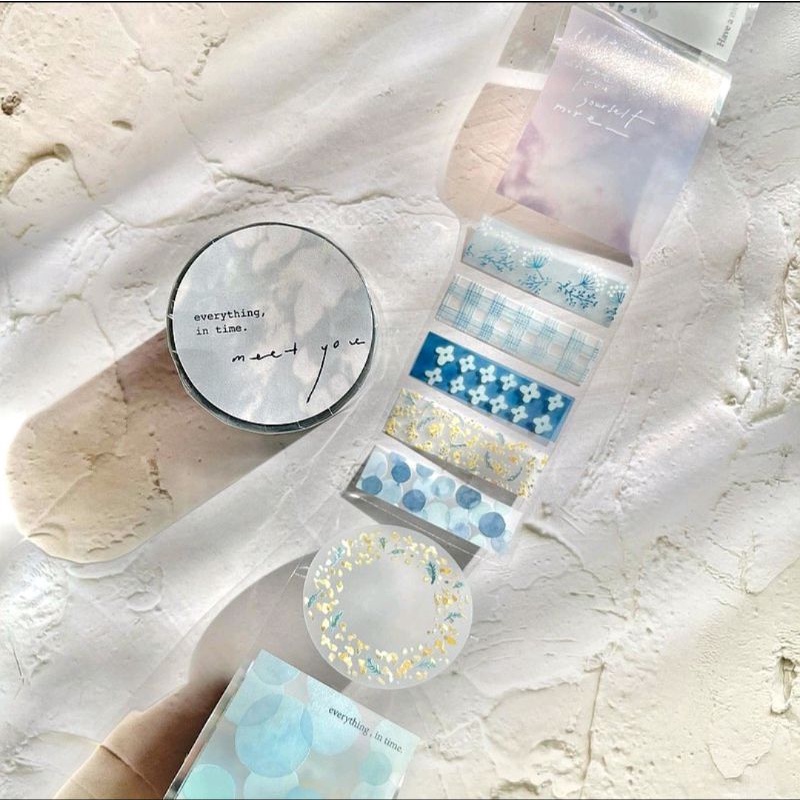 Krisna.room ♡ Hãng Pion- Chu kì 100cm cuộn băng dán PET tape Meet you