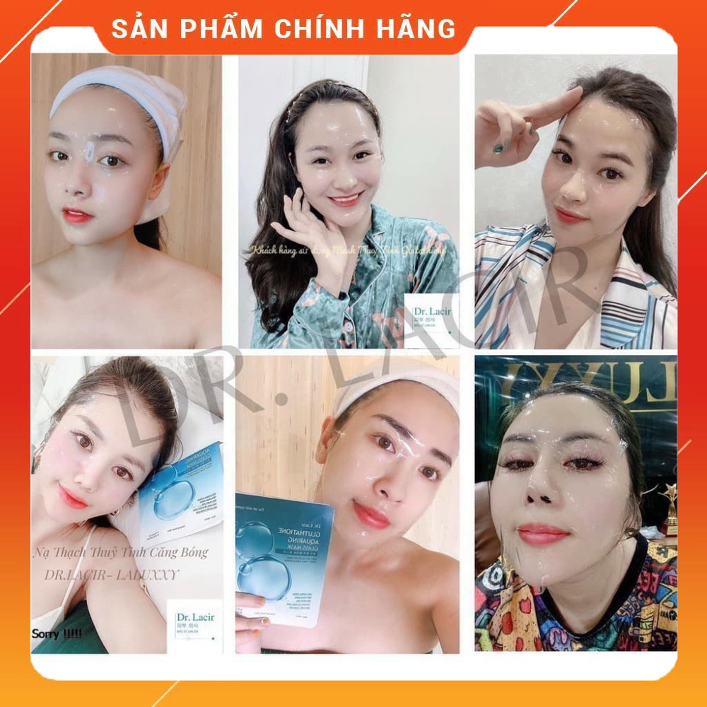 Mặt nạ thủy tinh Dr.Lacir hộp 6 miếng hàng chính hãng