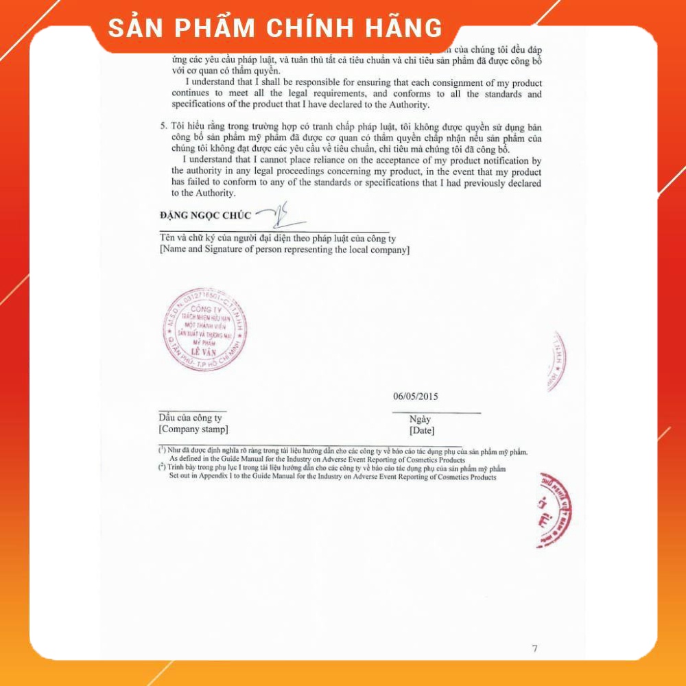 Mặt nạ thủy tinh Dr.Lacir hộp 6 miếng hàng chính hãng