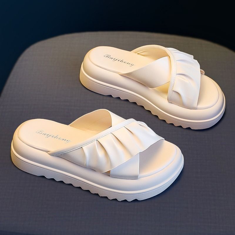 Dép Đế Mềm Dày Thoải Mái Chống Trượt Thời Trang Mùa Hè Cho Nữ