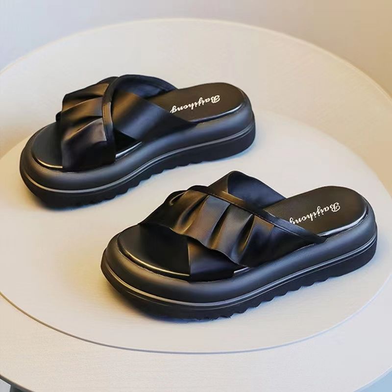 Dép Đế Mềm Dày Thoải Mái Chống Trượt Thời Trang Mùa Hè Cho Nữ