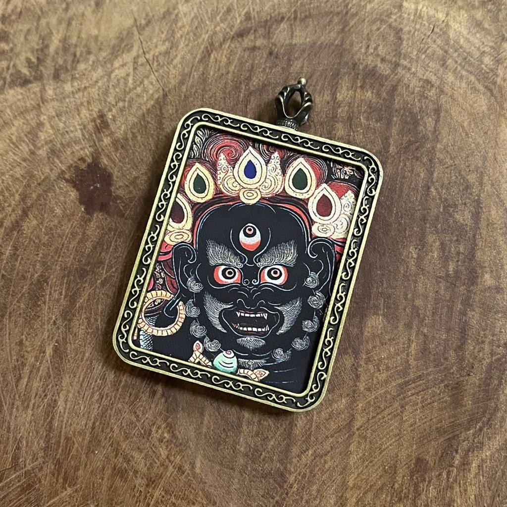 Mặt Vòng cổ Bùa Hộ Mệnh Bằng Tay Phong Cách Phật Giáo