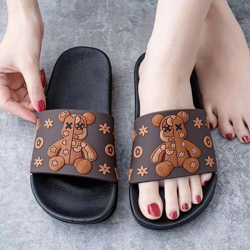 Dép Đi Trong Nhà Đế Dày Mềm Mại Gót Thấp Thời Trang Cho Nữ