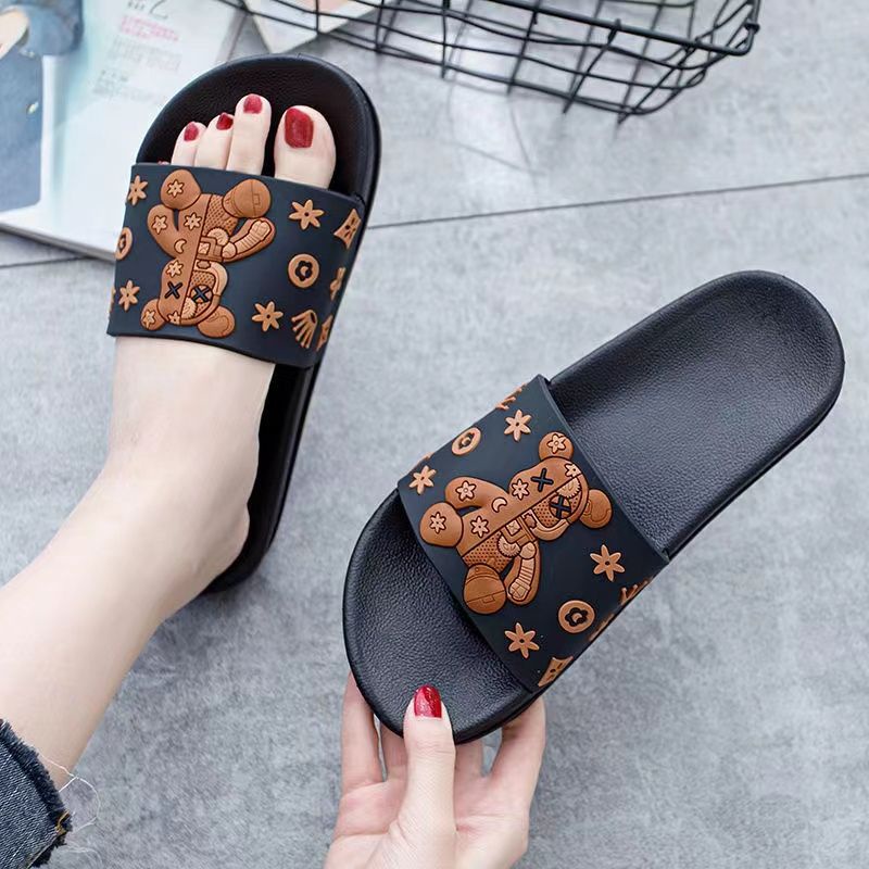 Dép Đi Trong Nhà Đế Dày Mềm Mại Gót Thấp Thời Trang Cho Nữ