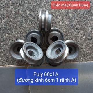 Puly buly buli 6cm 60mm rãnh 1a lỗ 19 20 22 24