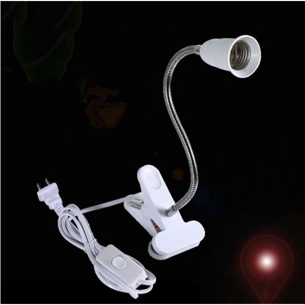 Chân, đuôi đèn để bàn kẹp TCD-E27.33 cm, đui xoáy