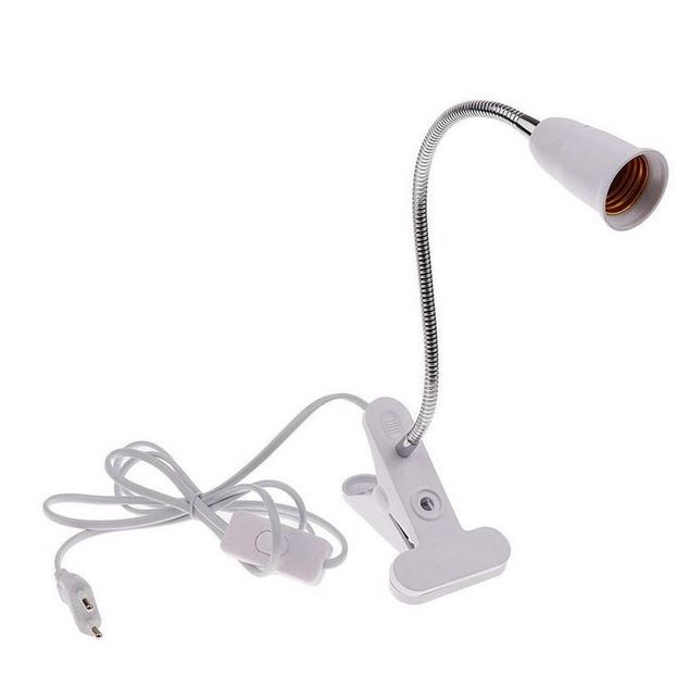 Chân, đuôi đèn để bàn kẹp TCD-E27.33 cm, đui xoáy