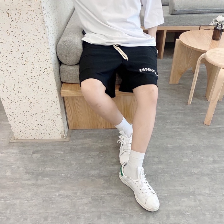 Quần short thun ESSENTIAL Quần đùi FOG unisex nam nữ chất vải cotton da cá Hottrend 2023