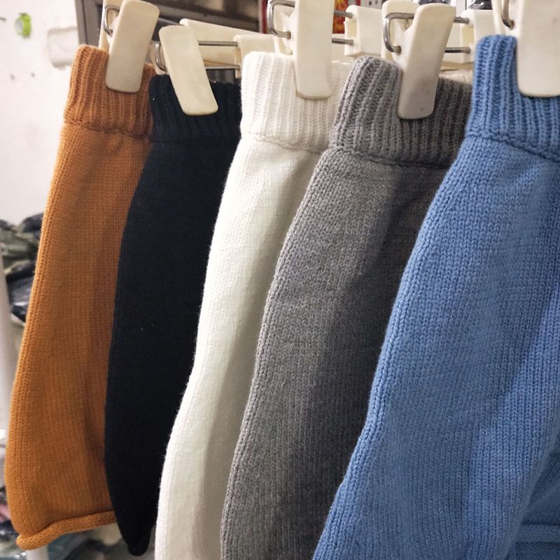 Jiashucheng Quần Short Dáng Chữ A Lưng Cao Ống Rộng Phong Cách Hàn Quốc Dễ Phối Đồ Cho Nữ