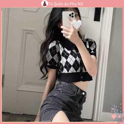 B O N O Polo D t Kim Áo Sơ Mi Croptop Dệt Kim Mỏng Vừa Vặn Mùa Hè Hàn Quốc 2022 Phong Cách Cổ Điển Mỹ Mới Cho Nữ