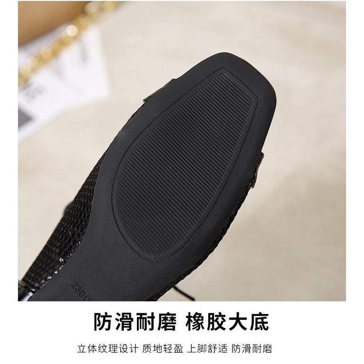 [Chính Hãng] Sandal Da Mềm Mại Hở Mũi Đế Dày Phong Cách Mới Mùa Hè Cho Nữ