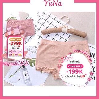 Quần lót đùi lụa băng mặc trong váy siêu nâng mông kháng khuẩn Yuna68-Q019