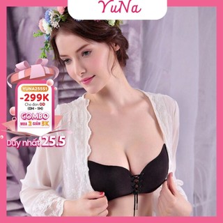 Áo dán nâng ngực tạo khe cánh tiên có dây rút, phụ kiện thời trang MAIKA
