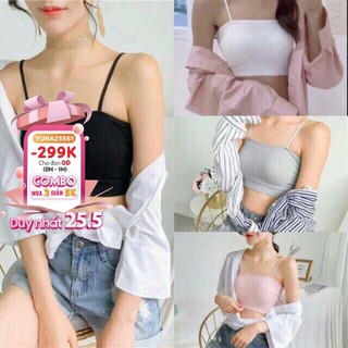 Áo Bra Quây Gân Tăm Siêu Co Dãn 4 Chiều Maika