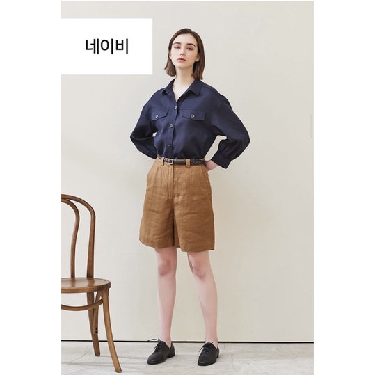 Áo sơ mi linen tay lỡ Jasson Wu xuất Hàn