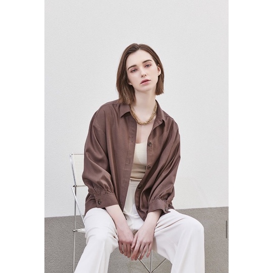 Áo sơ mi linen tay lỡ Jasson Wu xuất Hàn