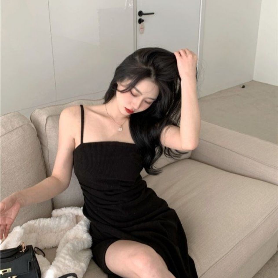 Đầm Hai Dây Dáng Ôm Xẻ Tà Thời Trang Xuân Hè Cho Nữ