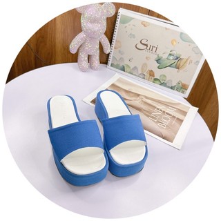 Dép đế xuồng quai bản vải 5cm hottrend