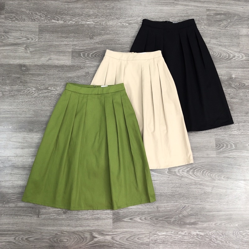 BEUCLOSET - Chân váy xoè túi mổ hai bên