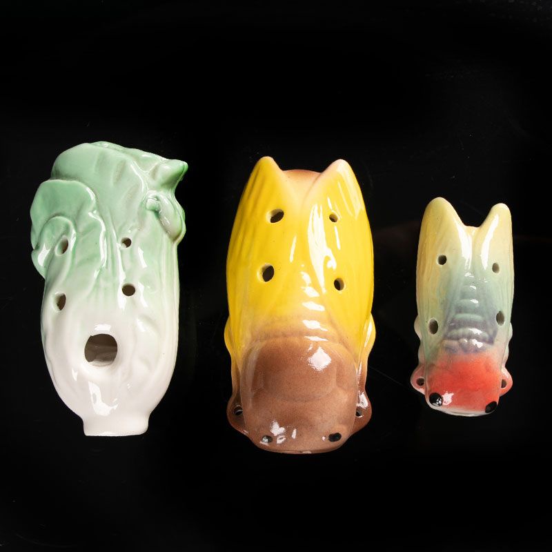 Kèn ocarina Gốm 6 Lỗ Có Dây Treo 522