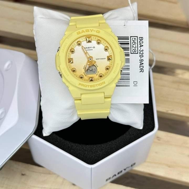 Đồng Hồ Nữ Dây Nhựa Casio Baby-G BGA-320-9A Chính Hãng | BGA-320-9ADR