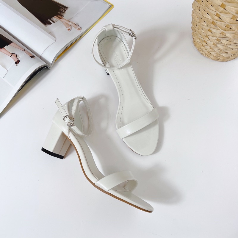 Sandal 5p quai ngang bít gót - 1075