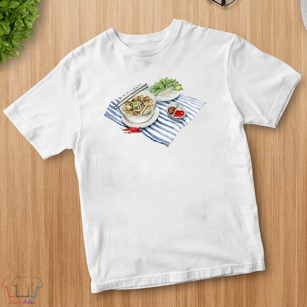 Áo thun Unisex Phở bò đẹp chất giá rẻ CHI26