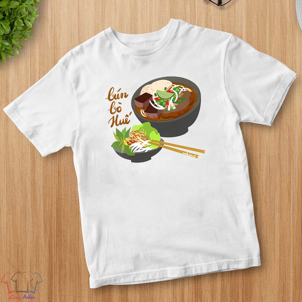 Áo thun Unisex Bún bò Huế đẹp chất giá rẻ CHI30