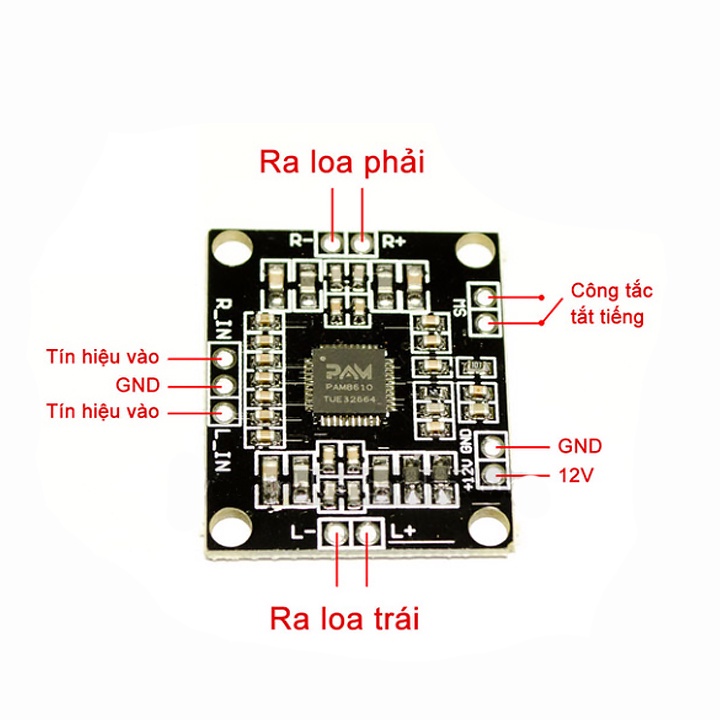Mạch khuếch đại âm thanh dành cho vang số