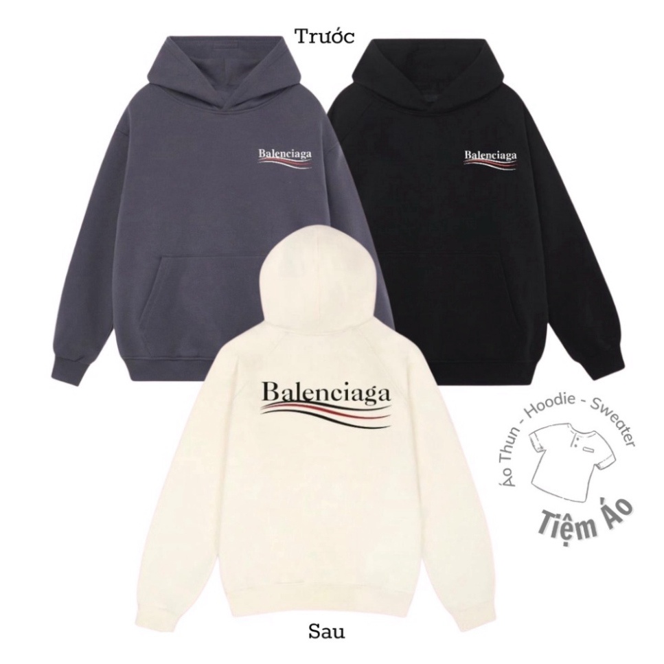 [CAO CẤP] [SIÊU SALE] Áo Hoodie Balenciaga Waves - chất nỉ bông Hàn, dáng rộng, nam nữ đều mặc được (Unisex) | BigBuy360 - bigbuy360.vn