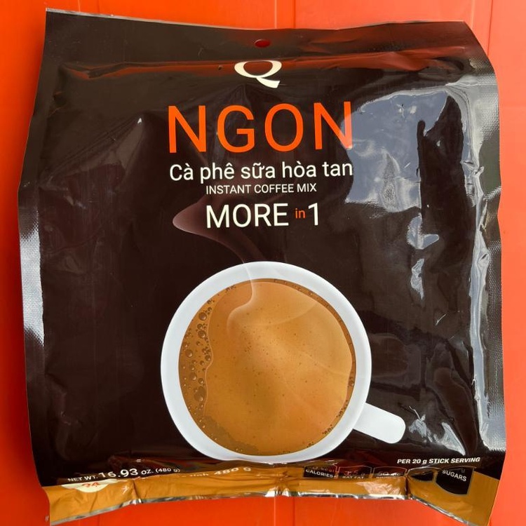 Cafe hoà tan sữa 3 in 1 NGON Trần Quang 24 gói